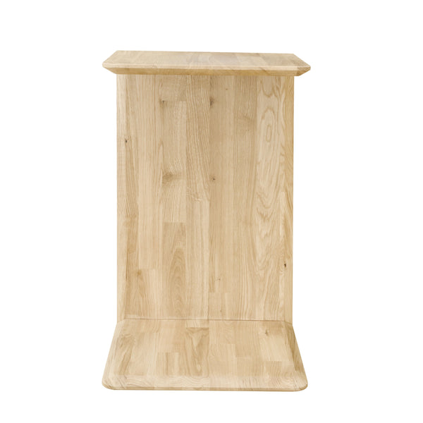 Comodino scandinavo in rovere massiccio