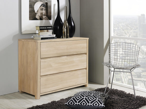 NordicStory Sideboard Dresser Cassettiera in rovere massiccio 