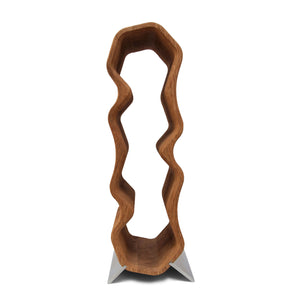 Portabottiglie in rovere fatto a mano AWRY, supporto per 4 bottiglieRoble.Store