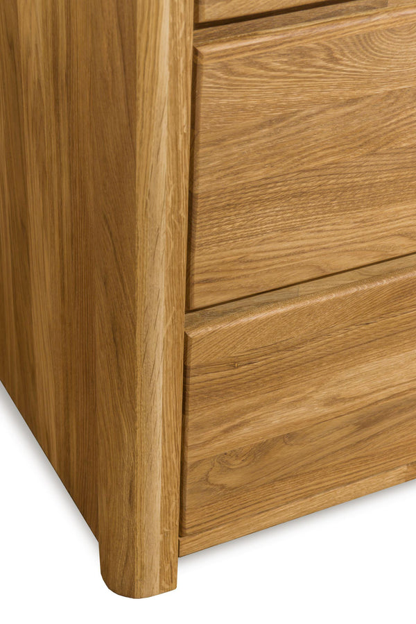 NordicStory Credenza Elsa Cassettiera 6 cassetti Legno massiccio Rovere scandinavo 