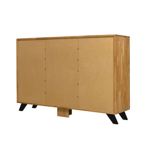 Cassettiera in rovere massiccio NordicStory Moritz 2, 150 x 40 x 101,9 cm.