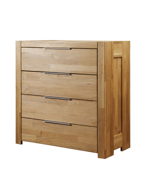 NordicStory Sideboard Dresser Cassettiera in rovere massiccio