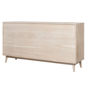NordicStory Madia Cassettiera in rovere massiccio Escandi 4 160 x 45 x 84,5 cm.