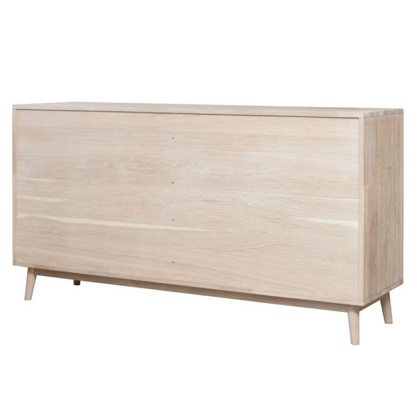 NordicStory Madia Cassettiera in rovere massiccio Escandi 4 160 x 45 x 84,5 cm.