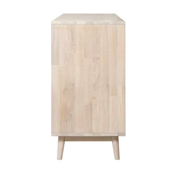 NordicStory Madia Cassettiera in rovere massiccio Escandi 4 160 x 45 x 84,5 cm.