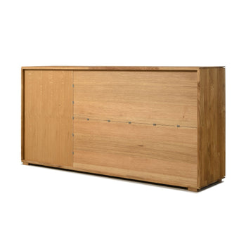 NordicStory Sideboard Dresser Cassettiera in rovere massiccio