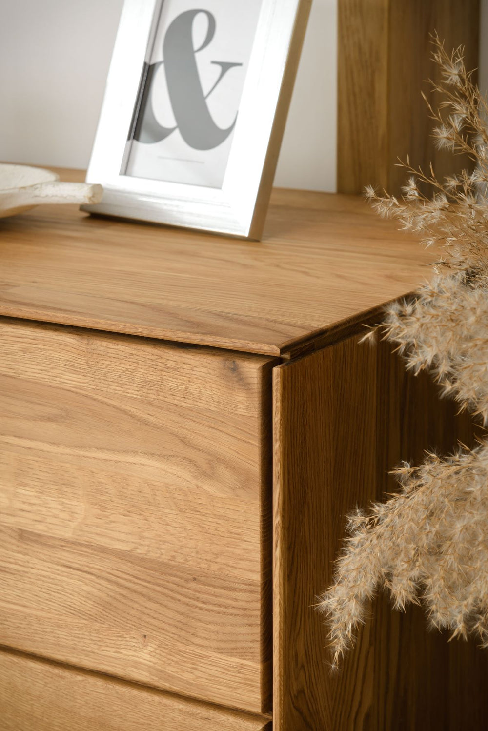 NordicStory Sideboard Dresser Cassettiera in rovere massiccio