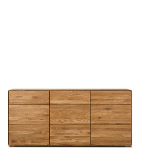 NordicStory Credenza Cassettiera in rovere massiccio soggiorno moderno nordico nordico design scandinavo