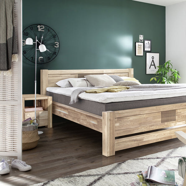 Comodino in rovere massiccio Valencia, 52,8 x 40 x 45 cm | NordicStory