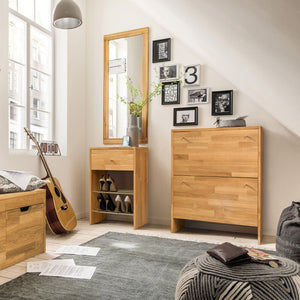 NordicStory Teramo specchio in rovere massiccio 120 x 50 cm. Info