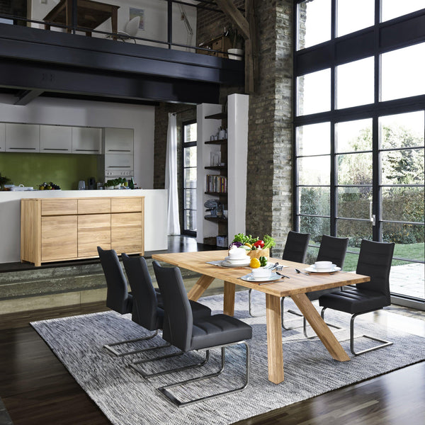Credenza NoedicStory Contenitore in legno massiccio in rovere nordico per soggiorno e sala da pranzo