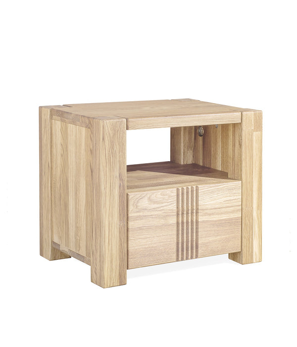 Comodino NordicStory in rovere massiccio