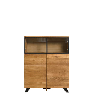 NordicStory Moritz 1 cassettiera in rovere massiccio 100 x 40 x 124,9 cm.