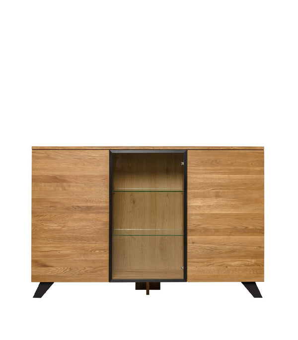 Cassettiera in rovere massiccio NordicStory Moritz 2 150 x 40 x 101,9 cm.
