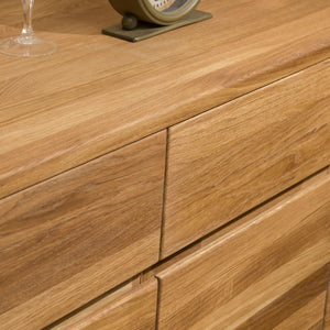 NordicStory Nordic Oak Cassettiera in legno massiccio Armadio Credenza
