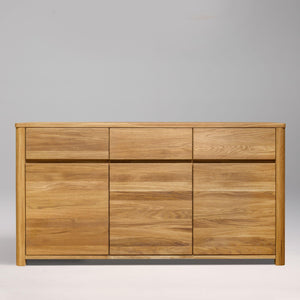 NordicStory Nordic Oak Cassettiera in legno massiccio Armadio Credenza