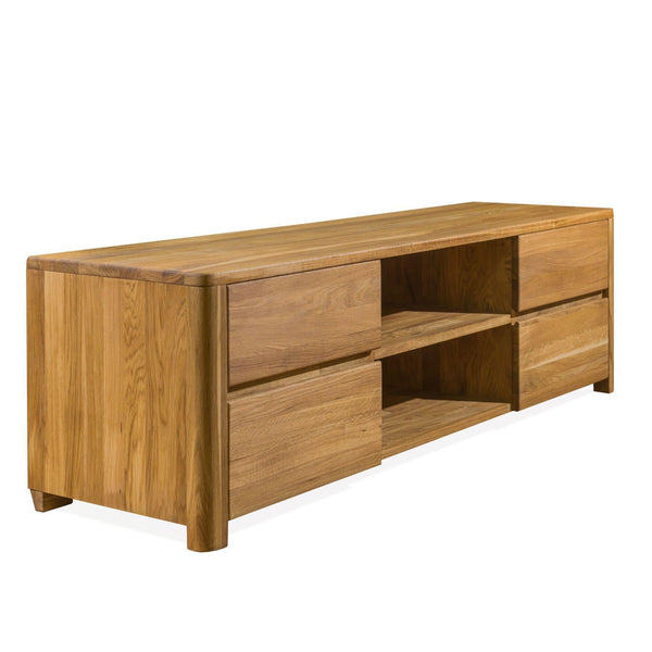 Porta TV NordicStory Elsa 160 x 44 x 47 cm. Legno massiccio di quercia