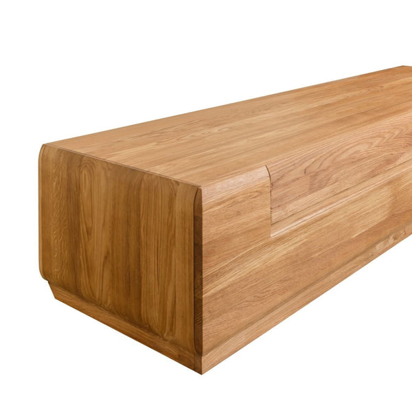 Porta TV NordicStory in rovere massiccio Faina 180 x 53 x 36 cm.