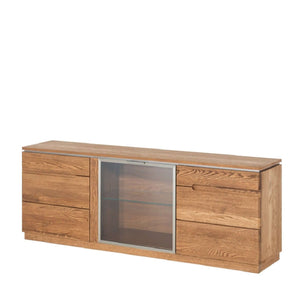 LoftStory Cassettiera o porta TV in rovere Montenegro 26 180 x 42 x 59 cm.