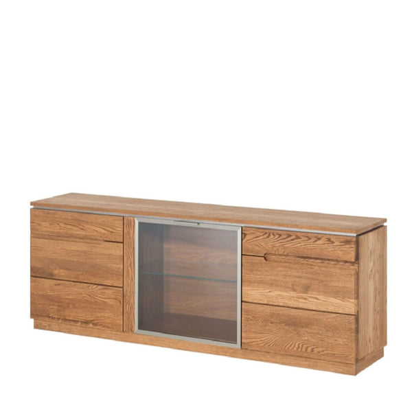 LoftStory Cassettiera o porta TV in rovere Montenegro 26 180 x 42 x 59 cm.