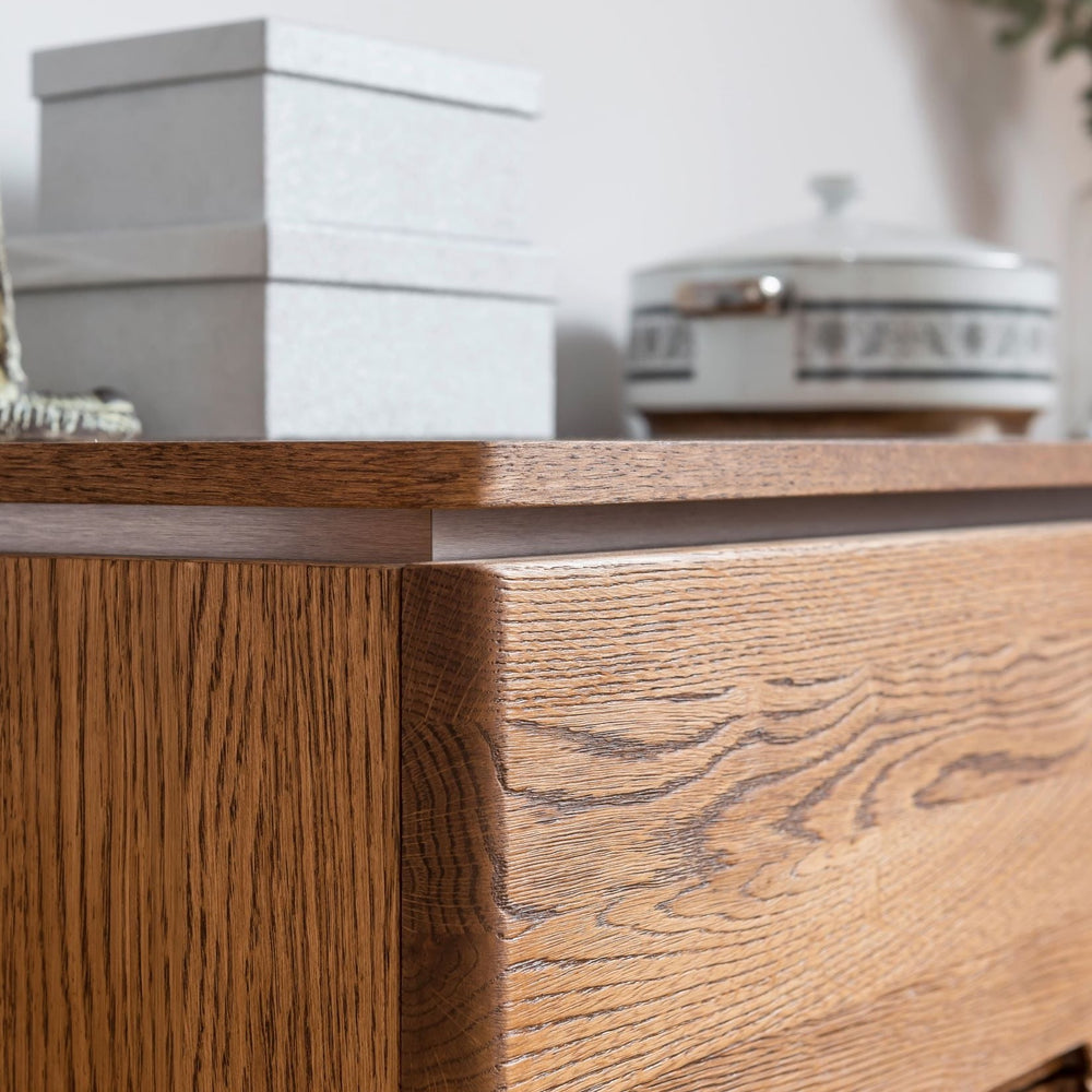 Porta TV NordicStory in legno di quercia