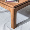 Tavolino quadrato NordicStory in legno massiccio di quercia design nordico moderno e rustico