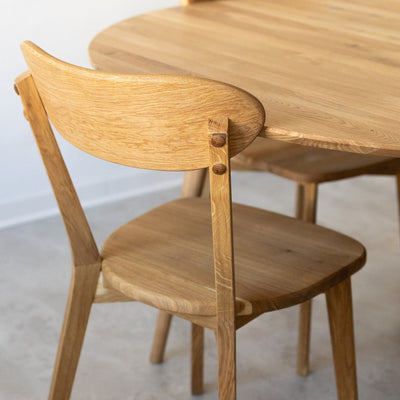NordicStory Confezione di 4 sedie da pranzo in rovere massiccio Isku