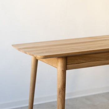  NordicStory Tavolo da pranzo rettangolare in legno massiccio di quercia 