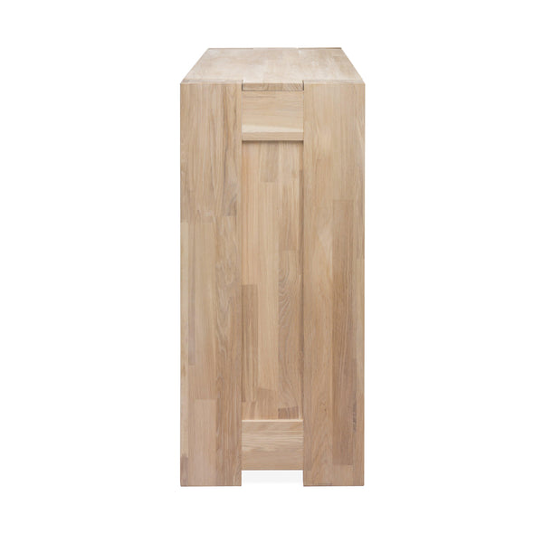  Cassettiera in rovere massiccio a 4 cassetti in stile scandinavo 