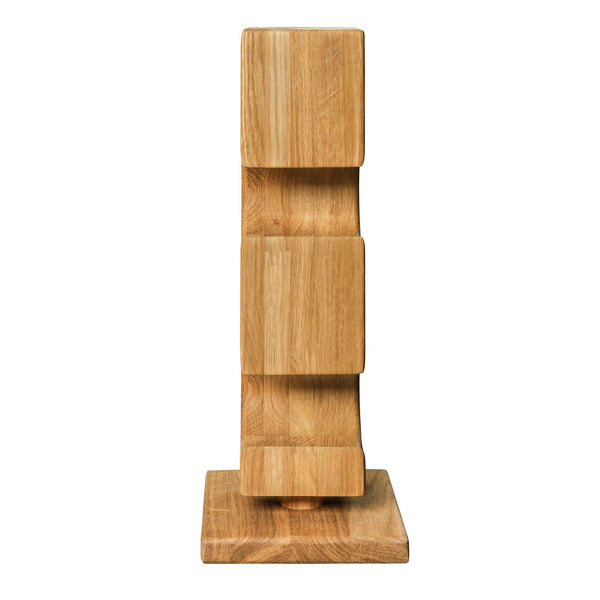 Portabottiglie in rovere NordicStory Alma, supporto per 4 bottiglie