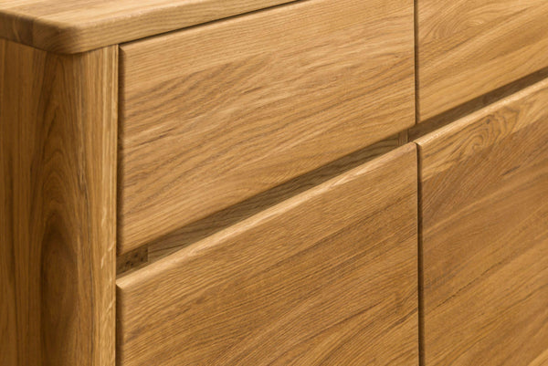 NordicStory Sideboard Dresser Cassettiera in rovere massiccio