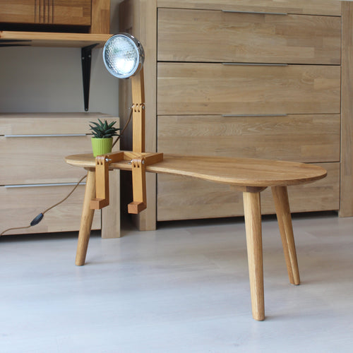 NordicStory Tavolino impilabile in rovere massiccio