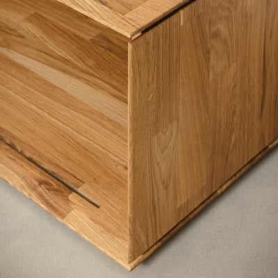 Porta TV NordicStory in legno massiccio di quercia Design nordico