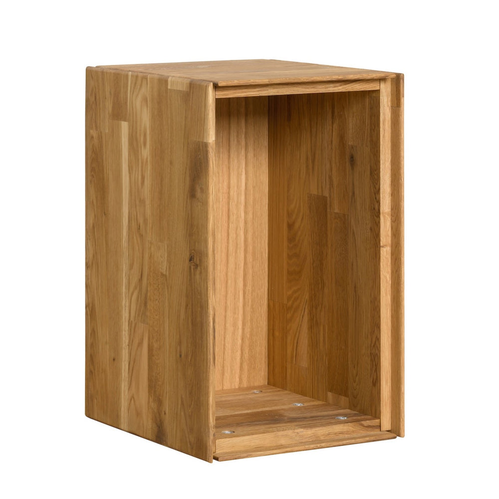 Armadio a muro galleggiante NordicStory Armadio a muro in legno massiccio di quercia design nordico soggiorno moderno scandinavo 