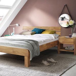 Comodino NordicStory in rovere massiccio