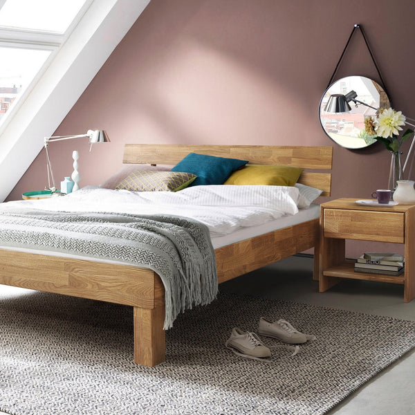 Comodino NordicStory in rovere massiccio
