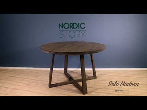 NordicStory Tavolo da pranzo allungabile in rovere massiccio MOBY
